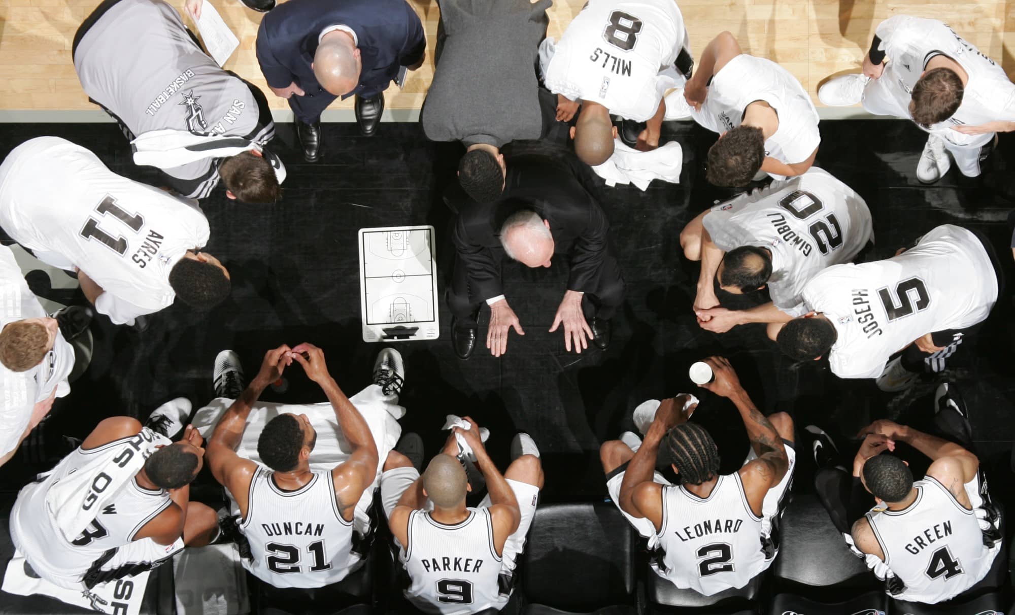 Charla de equipo Popovich Spurs NBA Finals 2013